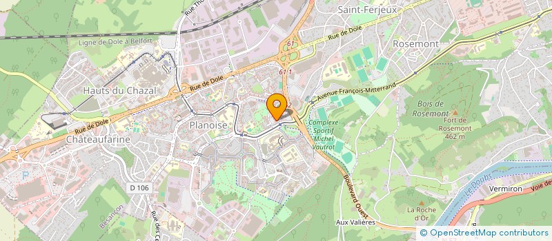 localisation de l'entreprise MONSIEUR SAMI GAMHOUR  BESANCON