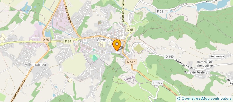 localisation de l'entreprise MONSIEUR SAMI GHANES  CREMIEU