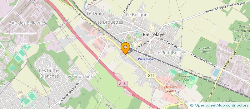 localisation de l'entreprise MONSIEUR SAMI GHANNOUDI  PIERRELAYE