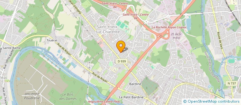 localisation de l'entreprise MONSIEUR SAMI GHEDIR  SAINT-YRIEIX-SUR-CHARENTE