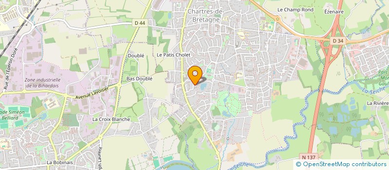 localisation de l'entreprise MONSIEUR SAMI-GHEORGHE CALDARAR  CHARTRES-DE-BRETAGNE