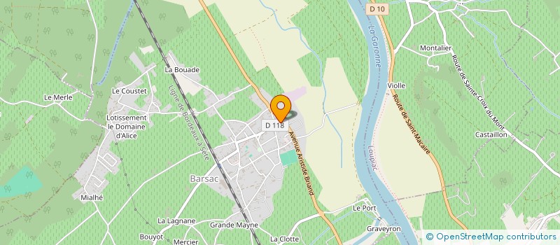 localisation de l'entreprise MONSIEUR SAMI GHILEB  BARSAC