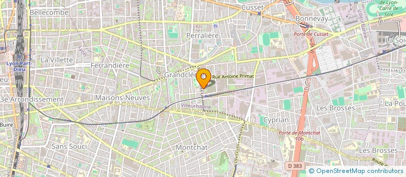 localisation de l'entreprise MONSIEUR SAMI HADDOU  VILLEURBANNE