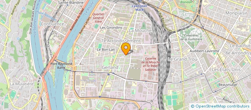 localisation de l'entreprise MONSIEUR SAMI HADJEB  LYON