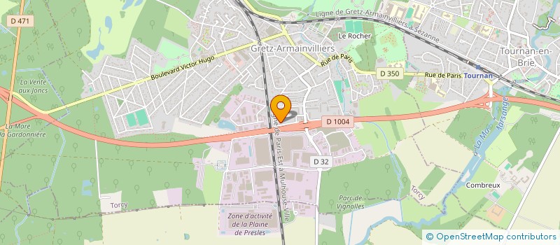 localisation de l'entreprise MONSIEUR SAMI HAJJI  GRETZ-ARMAINVILLIERS