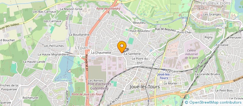 localisation de l'entreprise MONSIEUR SAMI HAJJIA  JOUE-LES-TOURS