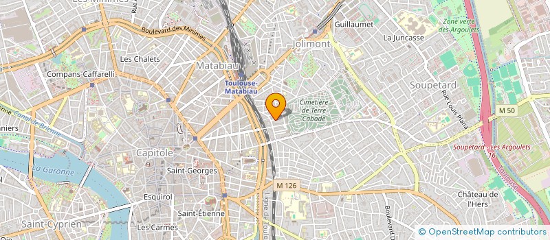 localisation de l'entreprise MONSIEUR SAMI HAJJIAE  TOULOUSE