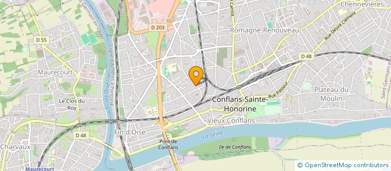 localisation de l'entreprise MONSIEUR SAMI HAJLAOUI  CONFLANS-SAINTE-HONORINE