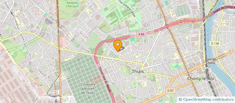 localisation de l'entreprise MONSIEUR SAMI HAMIDA  THIAIS