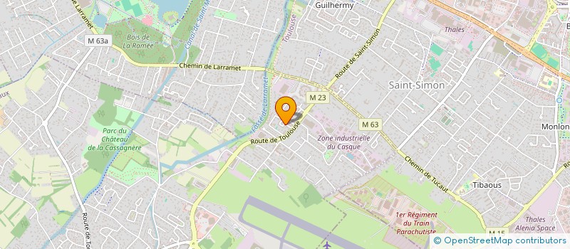 localisation de l'entreprise MONSIEUR SAMI HENINI  CUGNAUX