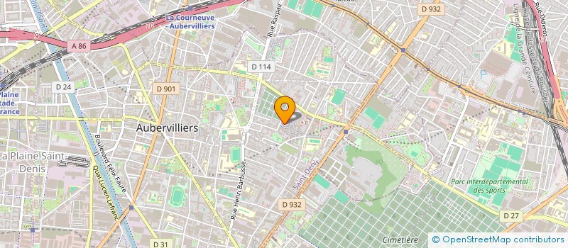 localisation de l'entreprise MONSIEUR SAMI HERTELLI  AUBERVILLIERS