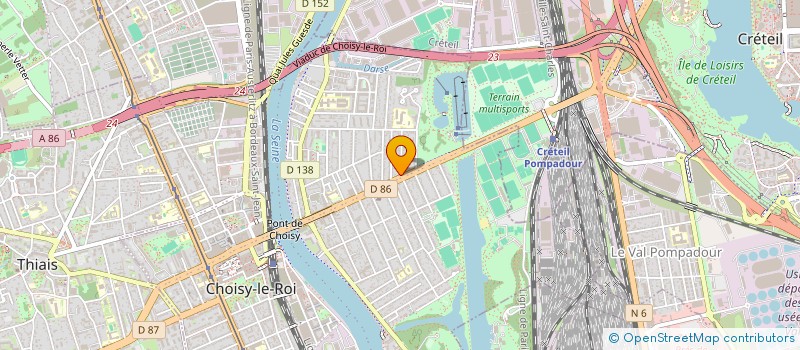 localisation de l'entreprise MONSIEUR SAMI HOUAS  CHOISY-LE-ROI