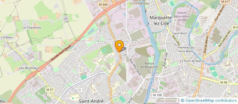 localisation de l'entreprise MONSIEUR SAMI JALTI  MARQUETTE-LEZ-LILLE