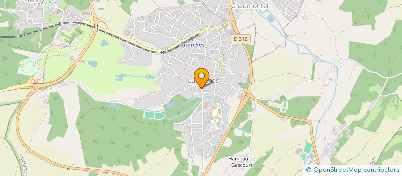 localisation de l'entreprise MONSIEUR SAMI JAZIRI  LUZARCHES