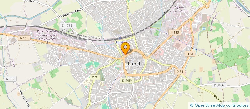 localisation de l'entreprise MONSIEUR SAMI JREIDINI  LUNEL