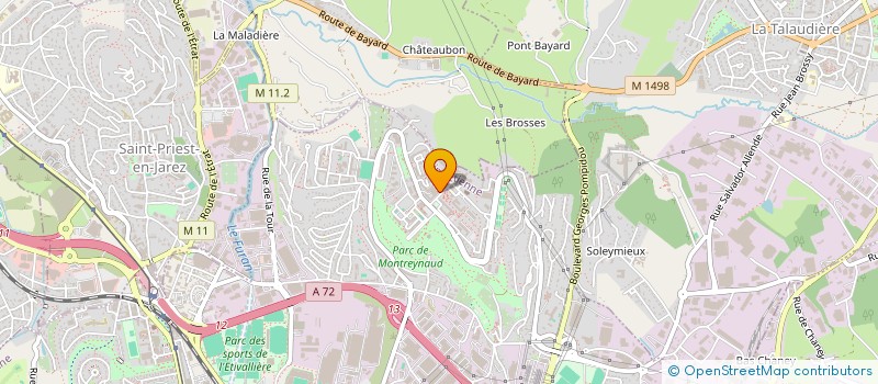 localisation de l'entreprise MONSIEUR SAMI KEDJOUTI  SAINT-ETIENNE