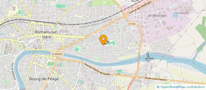 localisation de l'entreprise MONSIEUR SAMI KENT  ROMANS-SUR-ISERE