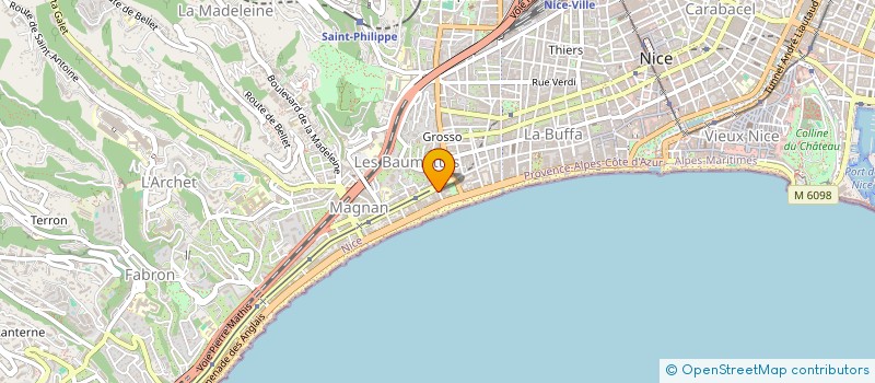 localisation de l'entreprise MONSIEUR SAMI KENTOUR à NICE