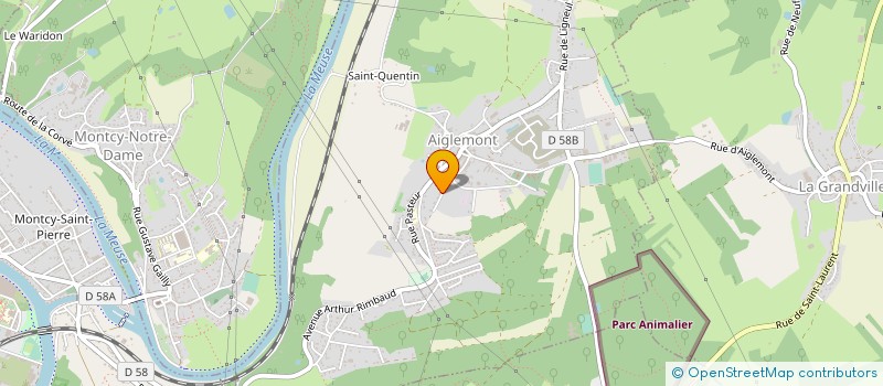 localisation de l'entreprise MONSIEUR SAMI KIBACHI  AIGLEMONT