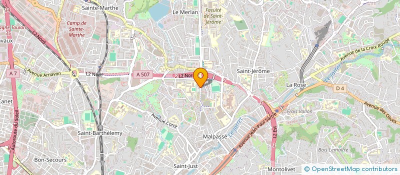 localisation de l'entreprise MONSIEUR SAMI LAAOUINA à MARSEILLE