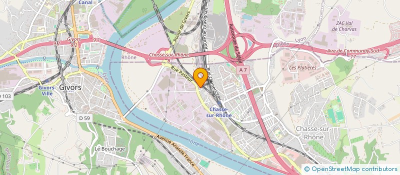 localisation de l'entreprise MONSIEUR SAMI LAKEHAL  CHASSE-SUR-RHONE