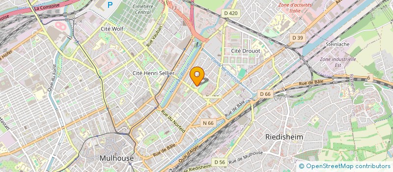 localisation de l'entreprise MONSIEUR SAMI LECHAAB  MULHOUSE