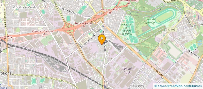 localisation de l'entreprise MONSIEUR SAMI LIMAME  VENISSIEUX