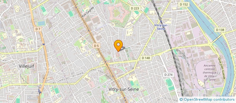 localisation de l'entreprise MONSIEUR SAMI M'BAREK  VITRY-SUR-SEINE