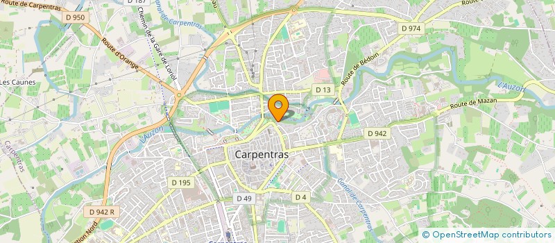 localisation de l'entreprise MONSIEUR SAMI MABROUK  CARPENTRAS