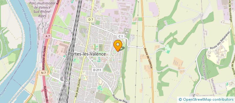 localisation de l'entreprise MONSIEUR SAMI MALAK  PORTES-LES-VALENCE