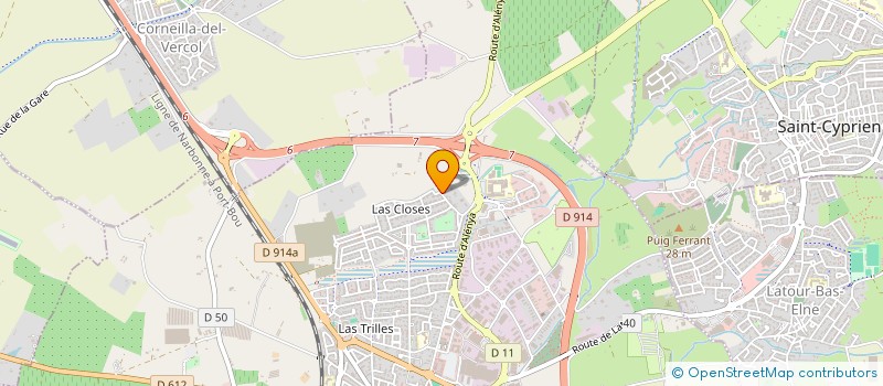 localisation de l'entreprise MONSIEUR SAMI MEDJAHED  ELNE