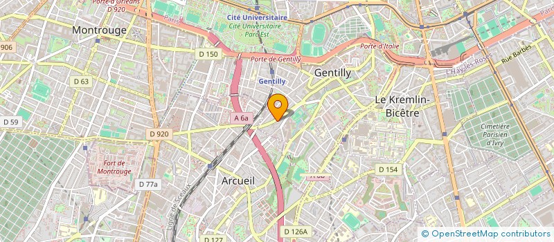 localisation de l'entreprise MONSIEUR SAMI MESSAOUDI  GENTILLY