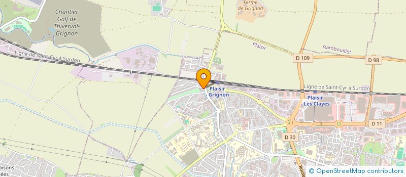 localisation de l'entreprise MONSIEUR SAMI MTIMET à PLAISIR