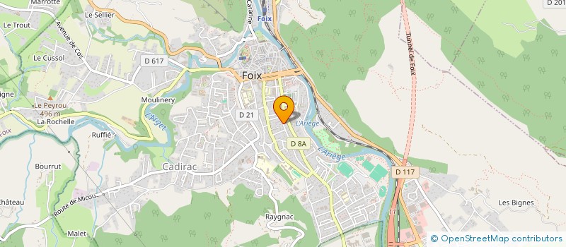 localisation de l'entreprise MONSIEUR SAMI NASIRA à FOIX