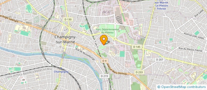 localisation de l'entreprise MONSIEUR SAMI NIZAMOGLU à CHAMPIGNY-SUR-MARNE