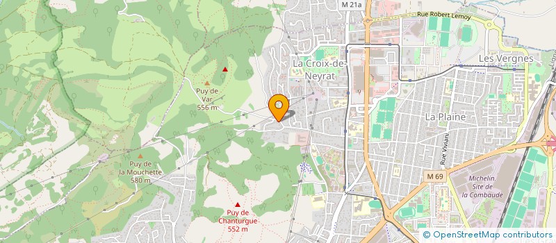 localisation de l'entreprise MONSIEUR SAMI NOUAOURIA  CLERMONT FERRAND