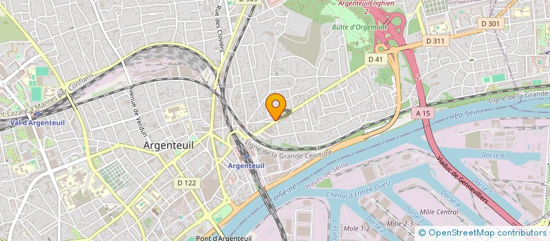 localisation de l'entreprise MONSIEUR SAMI OUARET  ARGENTEUIL