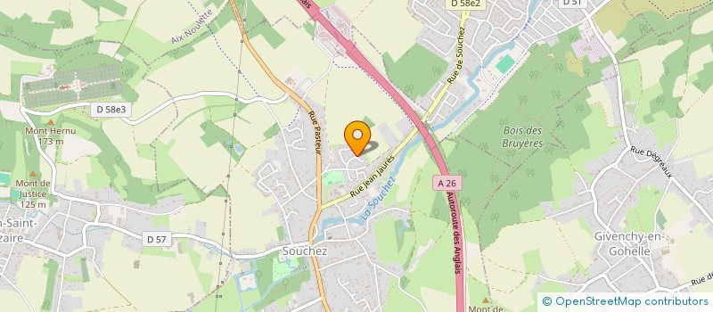 localisation de l'entreprise MONSIEUR SAMI OUHOUD  SOUCHEZ