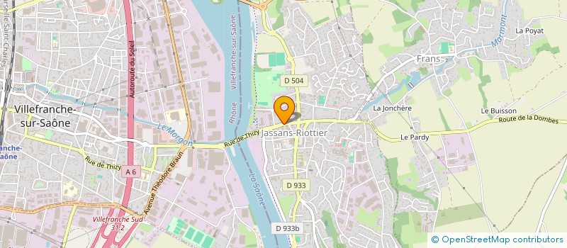 localisation de l'entreprise MONSIEUR SAMI OZSOY  VILLEFRANCHE-SUR-SAONE