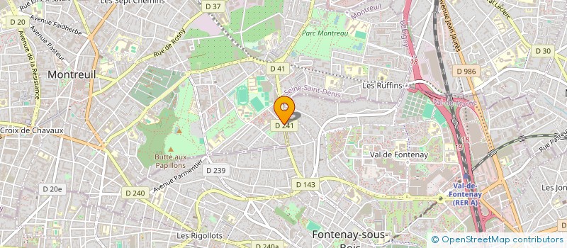 localisation de l'entreprise MONSIEUR SAMI PALA à MONTREUIL