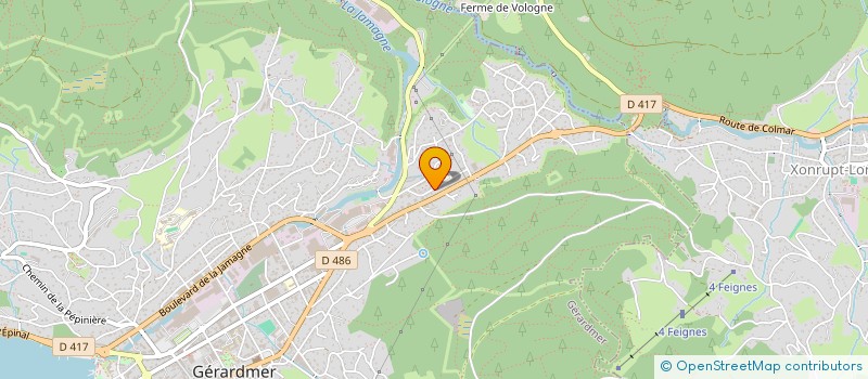 localisation de l'entreprise MONSIEUR SAMI RAHMOUNI  GERARDMER