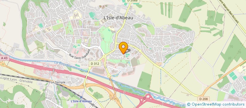 localisation de l'entreprise MONSIEUR SAMI REZZAG-LEBZA à L'ISLE-D'ABEAU