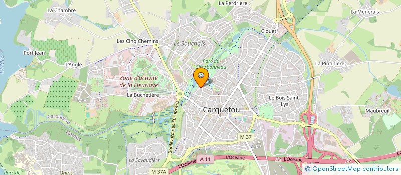 localisation de l'entreprise MONSIEUR SAMI RONDINEAU  CARQUEFOU