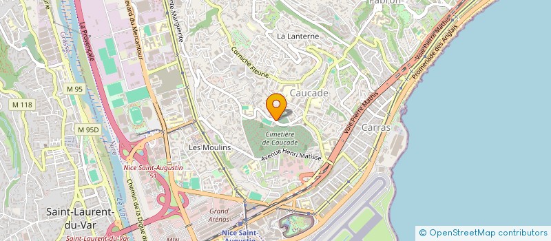 localisation de l'entreprise MONSIEUR SAMI SAOB à NICE