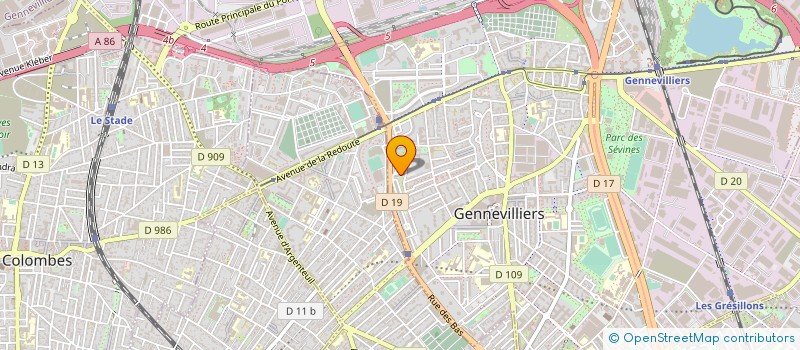 localisation de l'entreprise MONSIEUR SAMI SASSI à GENNEVILLIERS