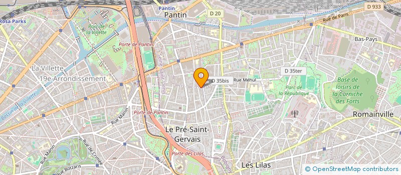 localisation de l'entreprise MONSIEUR SAMI SDIRI  PANTIN