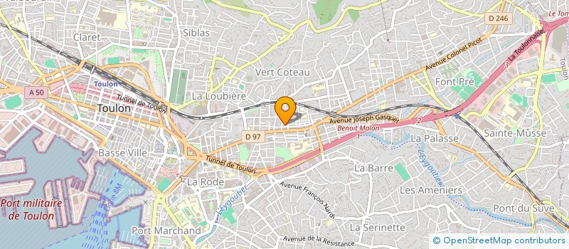 localisation de l'entreprise MONSIEUR SAMI SLOUMA  TOULON