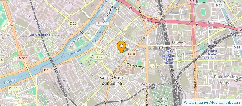 localisation de l'entreprise MONSIEUR SAMI SMAIL à SAINT-OUEN-SUR-SEINE