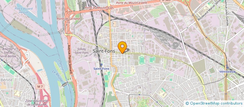 localisation de l'entreprise MONSIEUR SAMI TALEB à SAINT-FONS