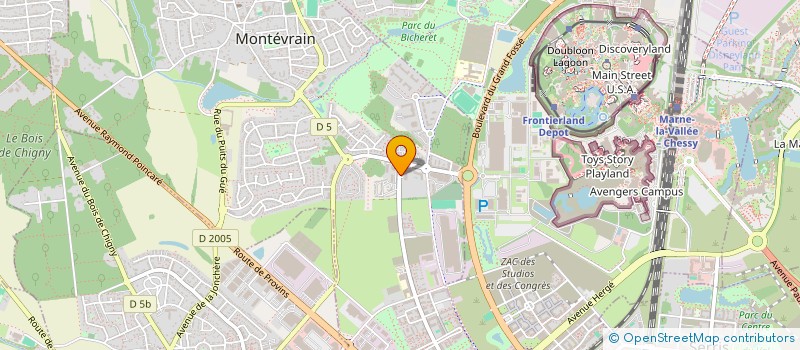 localisation de l'entreprise MONSIEUR SAMI TANOUT  MONTEVRAIN